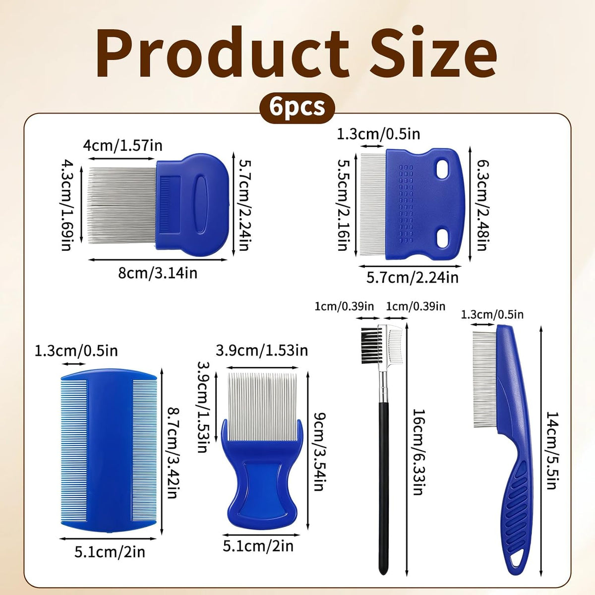 Detailed view of HJZHII stainless steel pet grooming pins