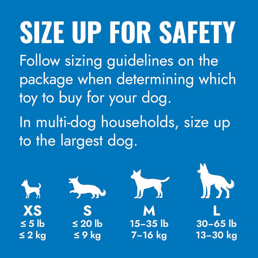 KONG Puppy - Natural Teething Rubber Chew Toy for Dogs - Stuffable Dog Toy for Extended Playtime - Chew & Fetch Toy for Puppies - for Small Puppies - Blue - Image 2