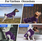 Migohi safe reflective stripe dog anxiety wrap for low light conditions