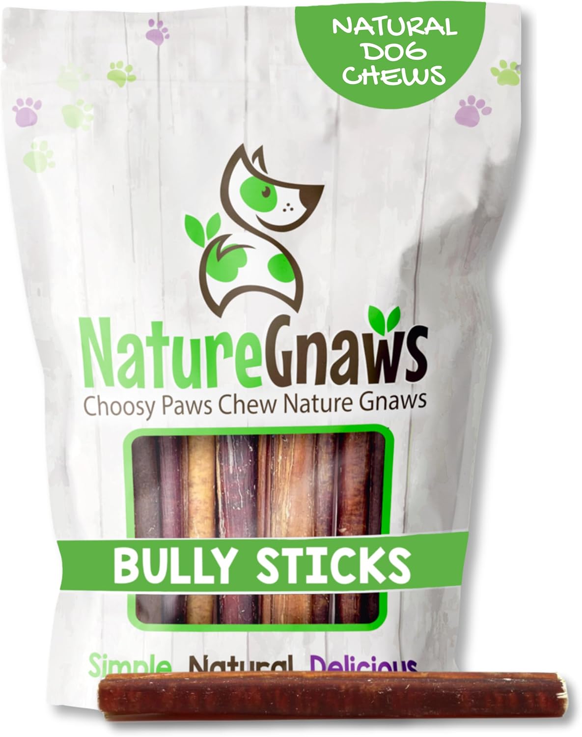 Nature Gnaws Extra Thin Bully Sticks for Small Dogs 5-6" (10 Count) - Long Lasting for Light Chewers and Puppies - Natural Beef Dog Chew Bones - Image 14
