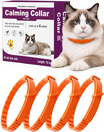 Calming Collar for Dogs 4 Pack, Waterproof Dog Calming Collar for Anxiety and Stress Relief, Long-Lasting 60-Day Pheromone Collars for Dog, Adjustable for Medium Big Dogs (Purple, Large) - Image 14