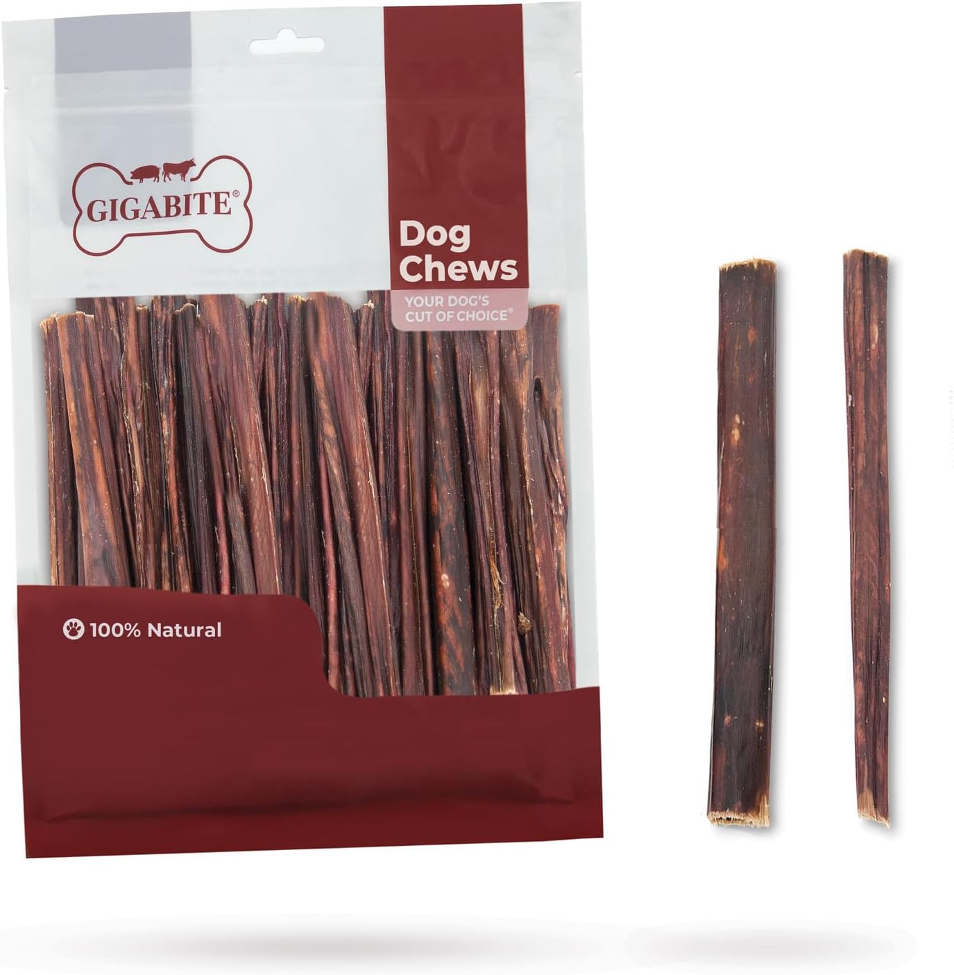 Best Pet Supplies GigaBite beef esophagus sticks front view