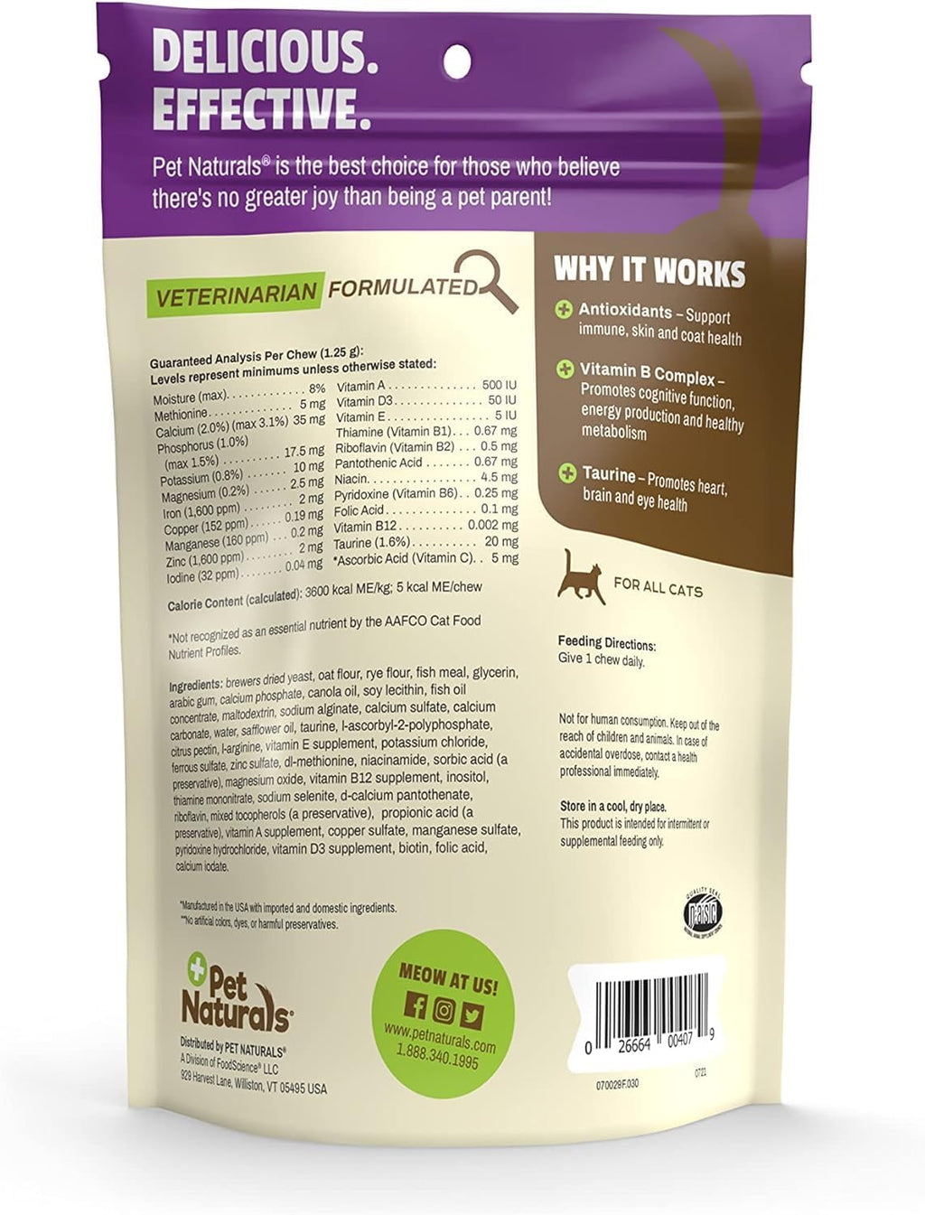 Pet Naturals daily multi chews texture and shape