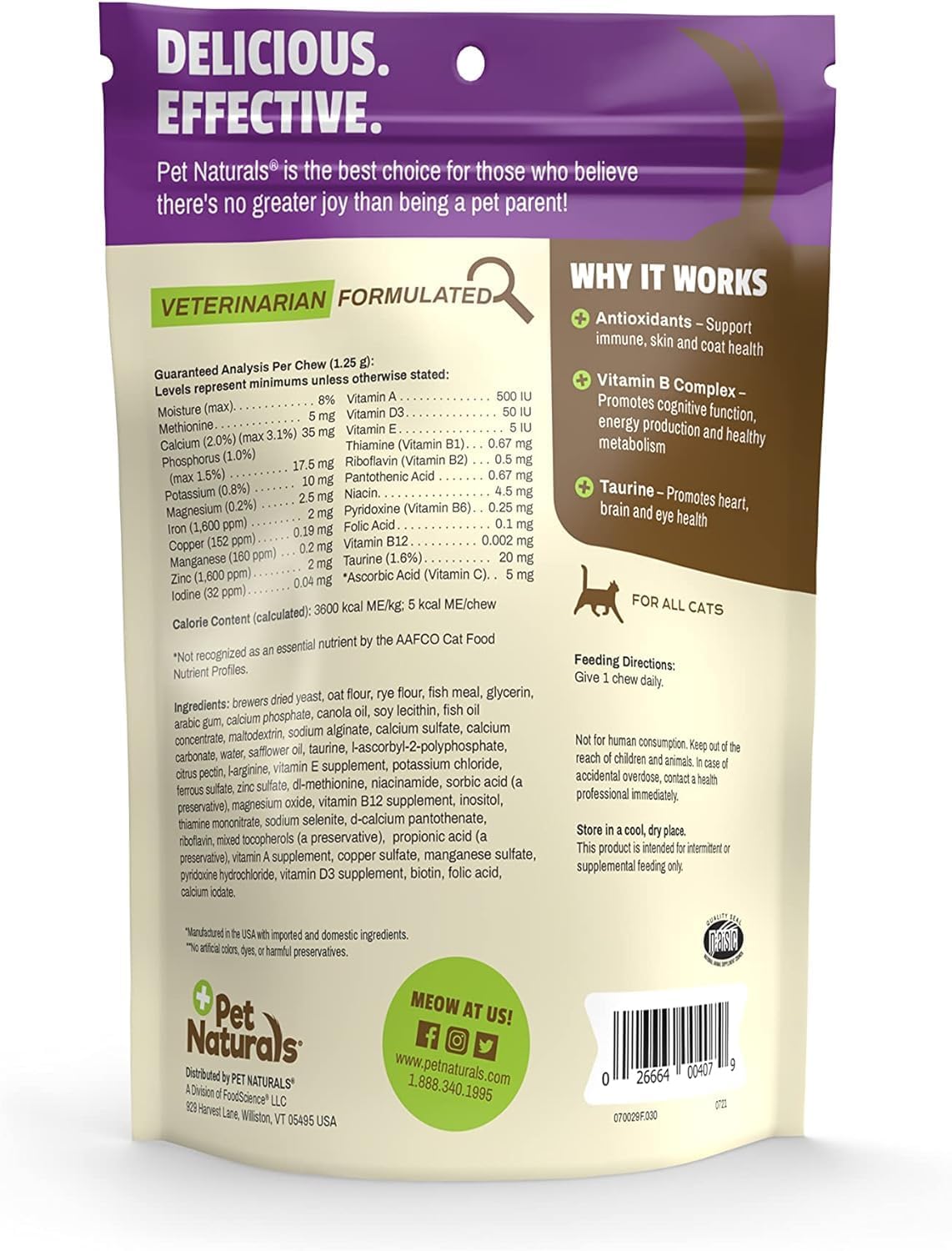 Pet Naturals daily multi chews texture and shape