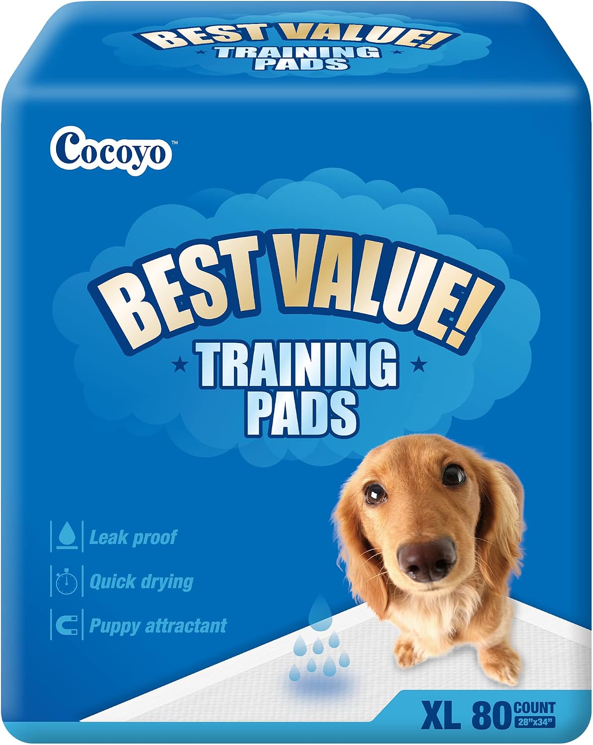 Premium imported COCOYO five layer design housebreaking pad for puppies and senior dogs