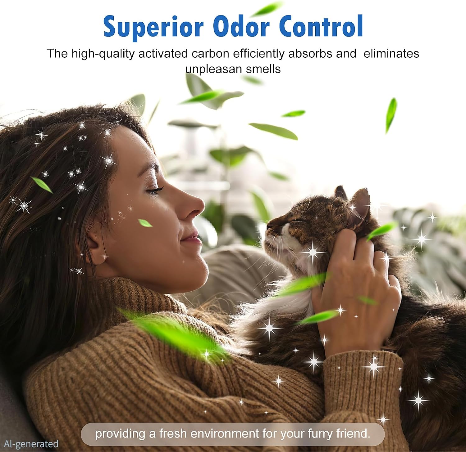 Odor absorbing cat litter box liner replacement pads pack of twelve.