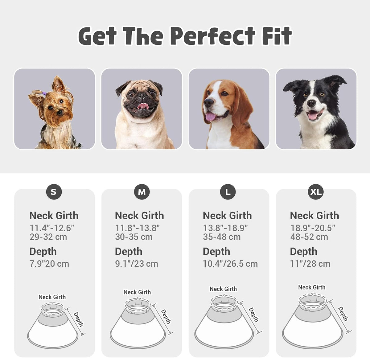 Top view of Avont duck pattern Elizabethan collar for dogs