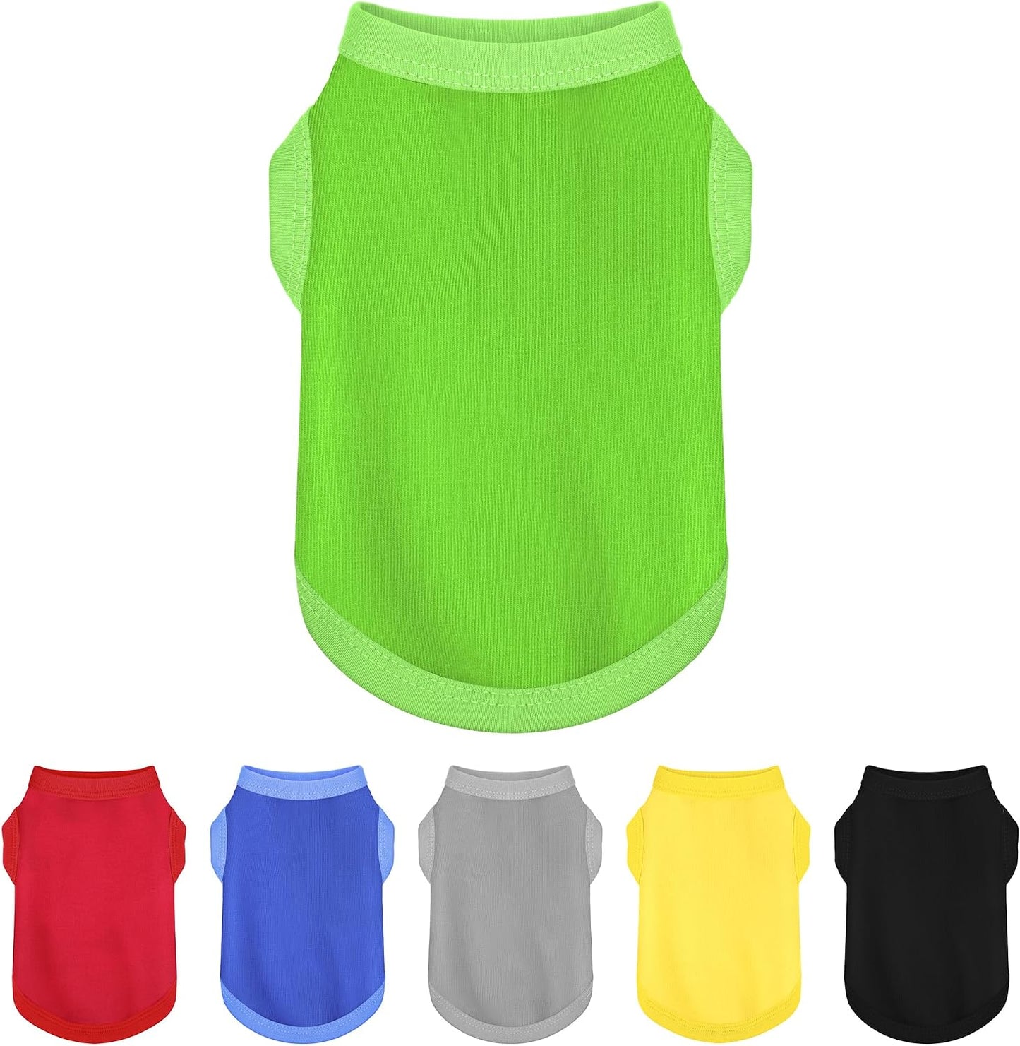 Upgrade Your Pup's Wardrobe: Sleek Solid-Colored Dog Shirt Tank Top, Perfect for Small to Medium Dogs, Offering Simple Style and Comfort Black M - Image 9
