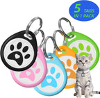 Smart QR Code Cat ID Tag - Free Forever Online Profile, No Subscription Pet Safety Tag, Instant Owner Alert on Scan, No App Required, Anti-Lost Cat ID Tag QR CodePink 1 Inch - Image 14