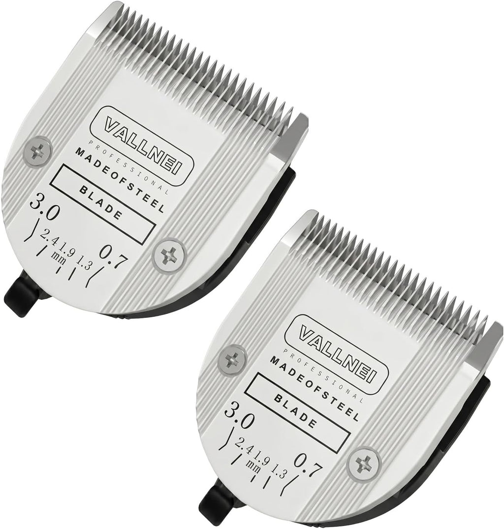 [3 Pack] 5-in-1 Professional Animal Clipper Blades for Wahl Arco, Bravura, Chromado, Creativa, Figura, Motion & SuperGroom, Detachable Adjustable Dog Cat Pet Grooming (Silver) - Image 14