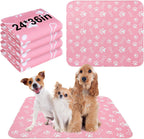 BEAUTYZOO 6 Pack Washable Pee Pads for Dogs, Reusable Puppy Pads for Potty Training, Waterproof Super Absorbent Whelping Pads Mats Non Slip Against Urine for Small Medium Dogs Cats, 16" x 24" - Image 10
