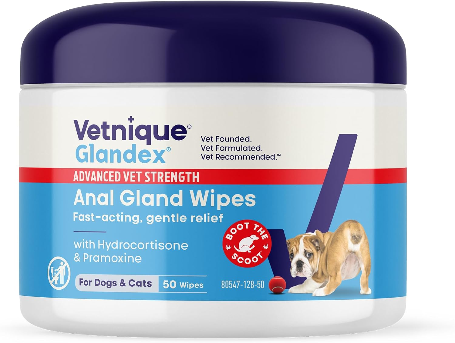 Vetnique Glandex Medicated Anal Gland Anti Itch Spray for Dogs & Cats Skin Relief to Soothe Scooting, Itching & Inflamed Glands, Hydrocortisone Spray & Pramoxine, Boot The Scoot (4oz Spray) - Image 10