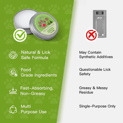 Nourishing pet nose and paw pad soothing cream
