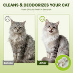 Authentic USA imported PawSono grooming wipes package close up view.