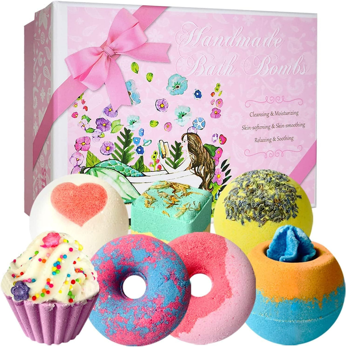 Stntus Innovations natural bath bombs gift set front view