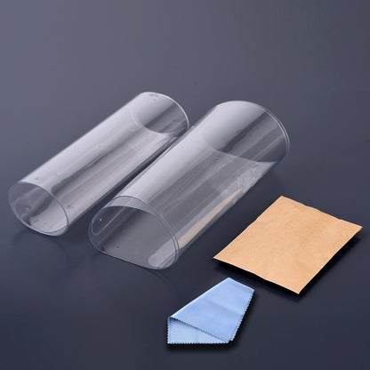 Two piece clear furniture protector set for cats