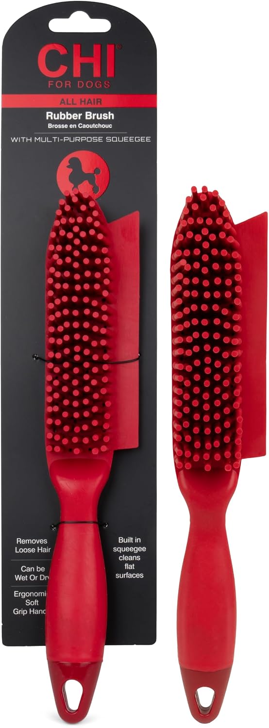 CHI for Dogs 2 in 1 Dematting and Deshedding Rake, Dual Head Dog Grooming Tool with Wide Tooth Dematting Rake and Fine Deshedding Rake, Detangler Comb for Thick Double and Long Dog Coat - Image 14