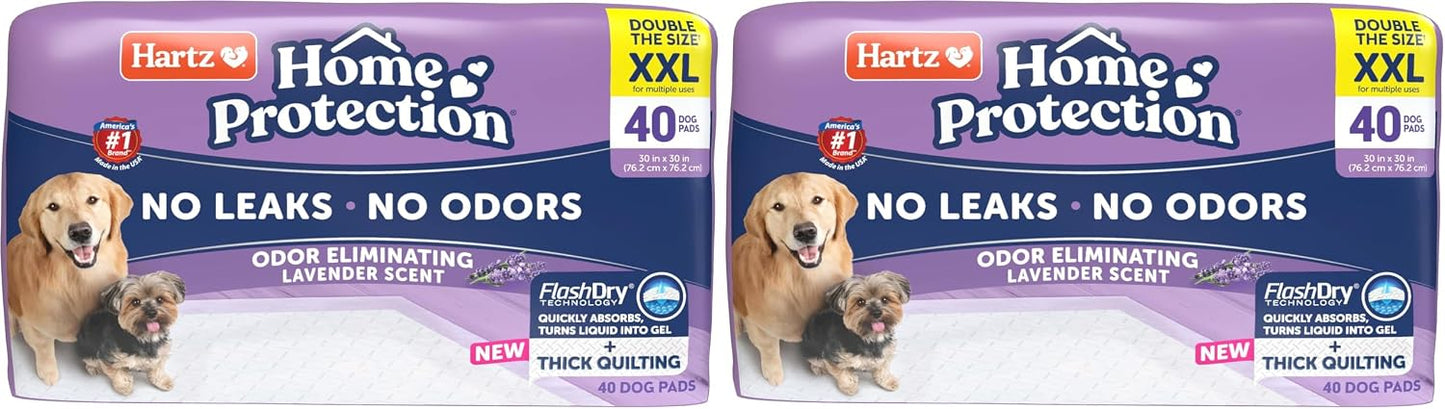 Hartz Home Protection Super Absorbent Odor Eliminating Lavender Scented No Leak Dog Pads, XXL 40 count - Image 10