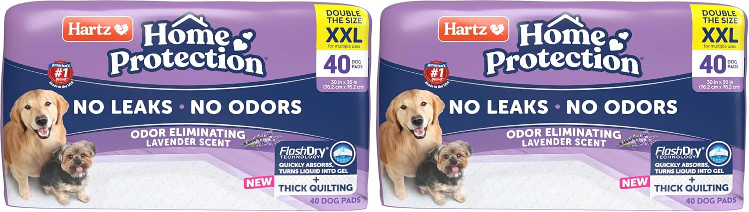 Hartz Home Protection Super Absorbent Odor Eliminating Lavender Scented No Leak Dog Pads, XXL 40 count - Image 10