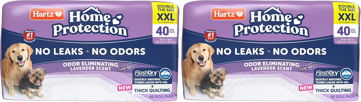 Hartz Home Protection Super Absorbent Odor Eliminating Lavender Scented No Leak Dog Pads, XXL 40 count - Image 10