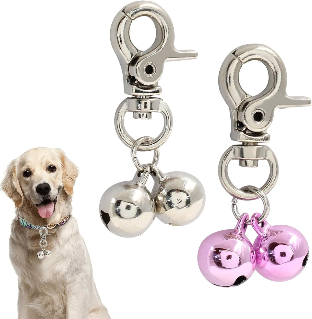 Lifestyle view of the Waziaqoc premium jewelry accessory bell designed for comfortable everyday wear on cats and dogs.
