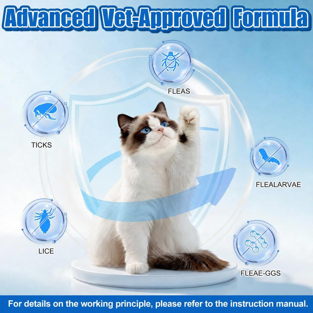 FleaVanish topical pest prevention green snap off pipettes for easy application