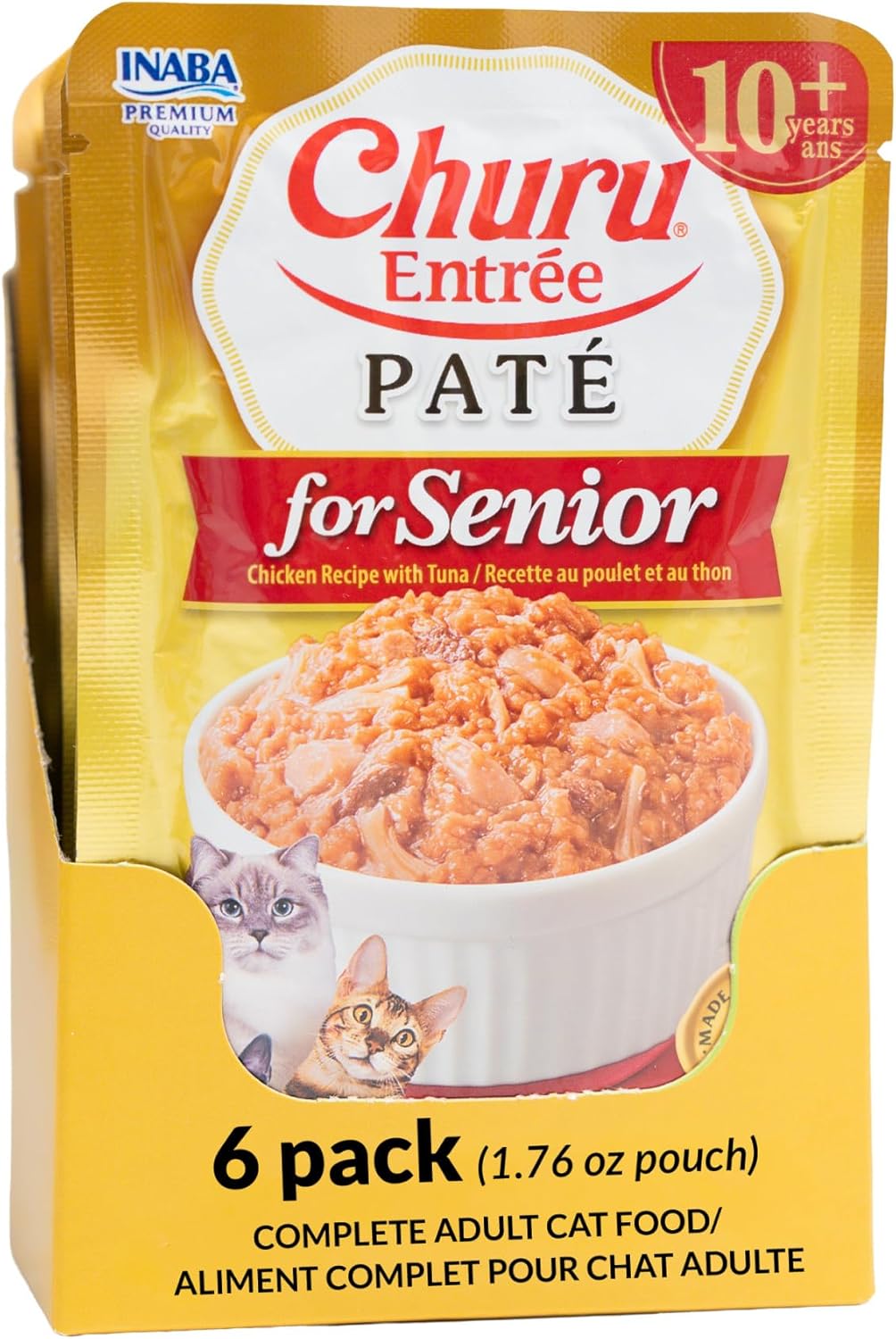 INABA Churu Entre Pate for Kittens, Grain-Free, High Moisture, Prebiotic Wet Cat Food, 1.76oz. per Pouch, 6 Pouches, Chicken Recipe with Tuna - Image 12