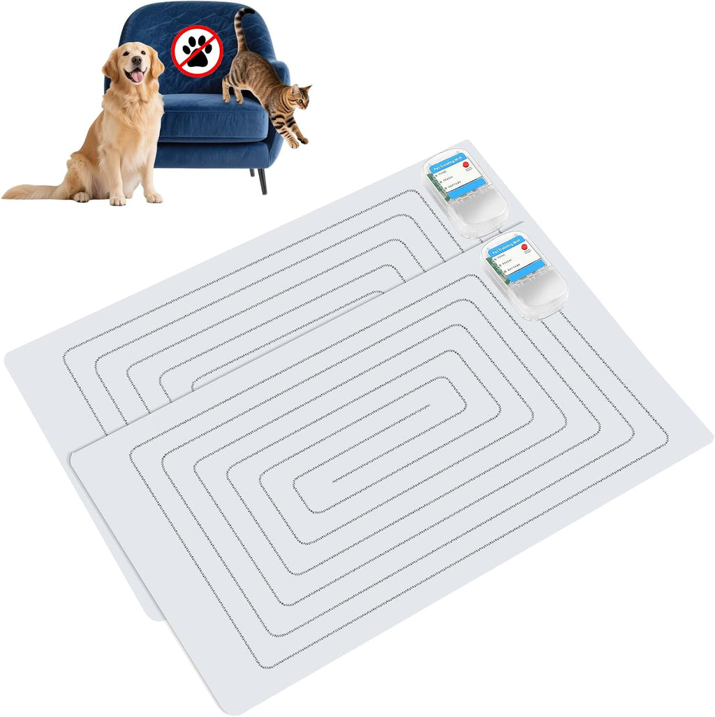 PAPARELA Scat Shock Mat for Dogs and Cats Indoor, Pet Shock Mats for Training Pets, Electric Repellent Mat Keeps Dogs and Cats Off Counter, Couch and Sofa, 3 Training Modes (60"x 12" Two Pieces) - Image 9