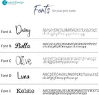 Twenty&Sixty USA made custom pet identity tags displayed in rose gold and silver metal finishes