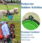 Tear resistant flexible TPE travel bowls for small and medium dogs
