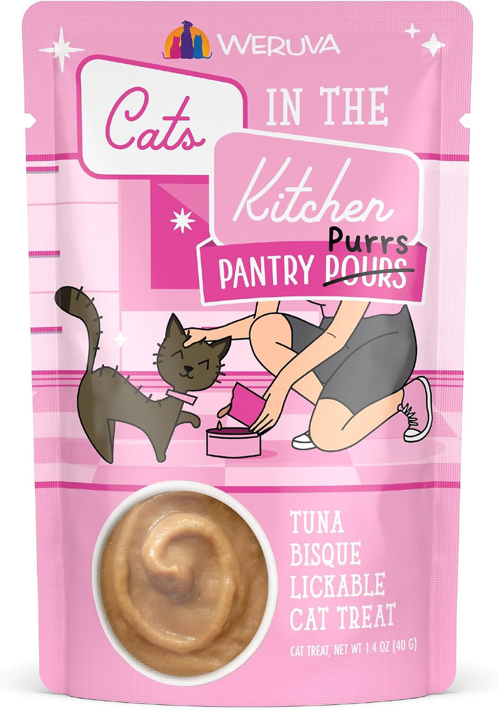 Weruva Cats in the Kitchen Pantry Pours, Chicken and Pumpkin Bisque with Senior Support, 1.4oz Pouch, Pack of 12 - Image 12