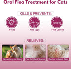 Nitenpyram flea medication bottle for cats and kittens 2 to 25 lbs