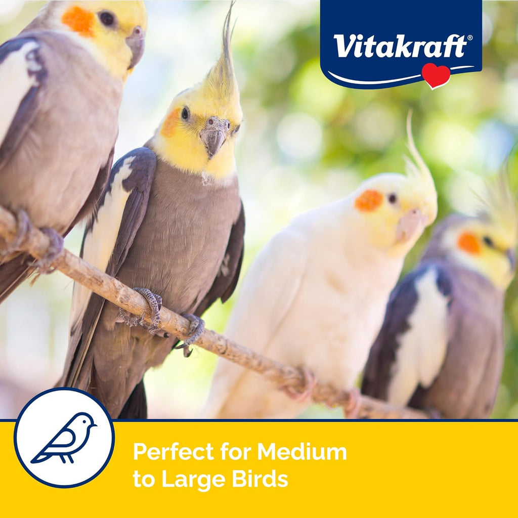 Resealable 20 Ounce Vitakraft bird treat packaging design