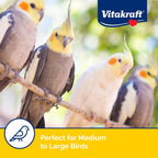 Resealable 20 Ounce Vitakraft bird treat packaging design