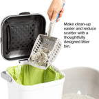 PetFusion pet waste container being used with standard trash bags