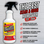 Eco-88 Pet Stain And Odor Remover bottle label details and instructions