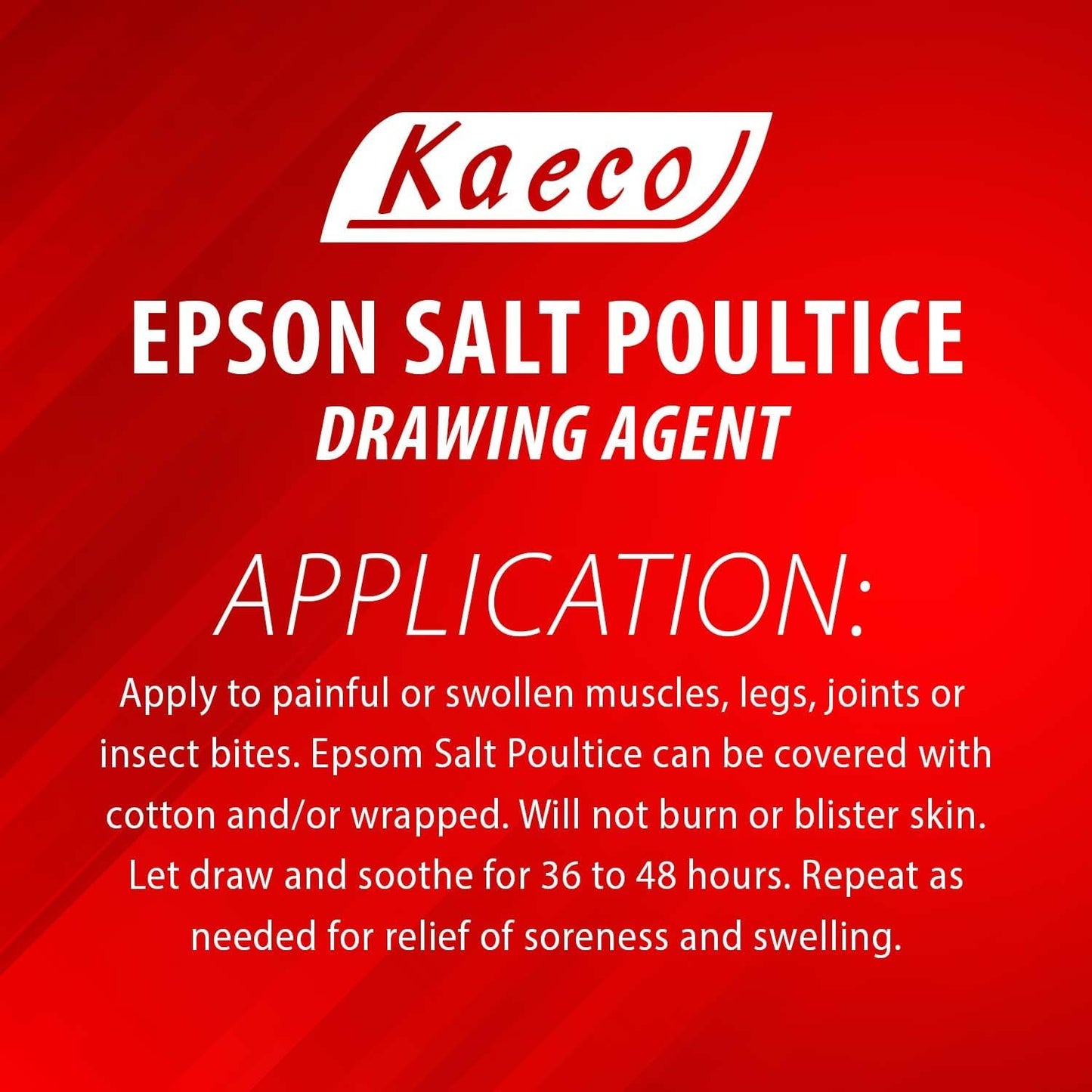 Kaeco horse poultice green gel formula for drawing abscesses and infections