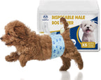 Male Dog Diapers with Wetness Indicator, Disposable Belly Band for Puppy Male Diapers, Doggie Wraps for Puppy Training, Incontinence (XS, 26 Count) - Image 11