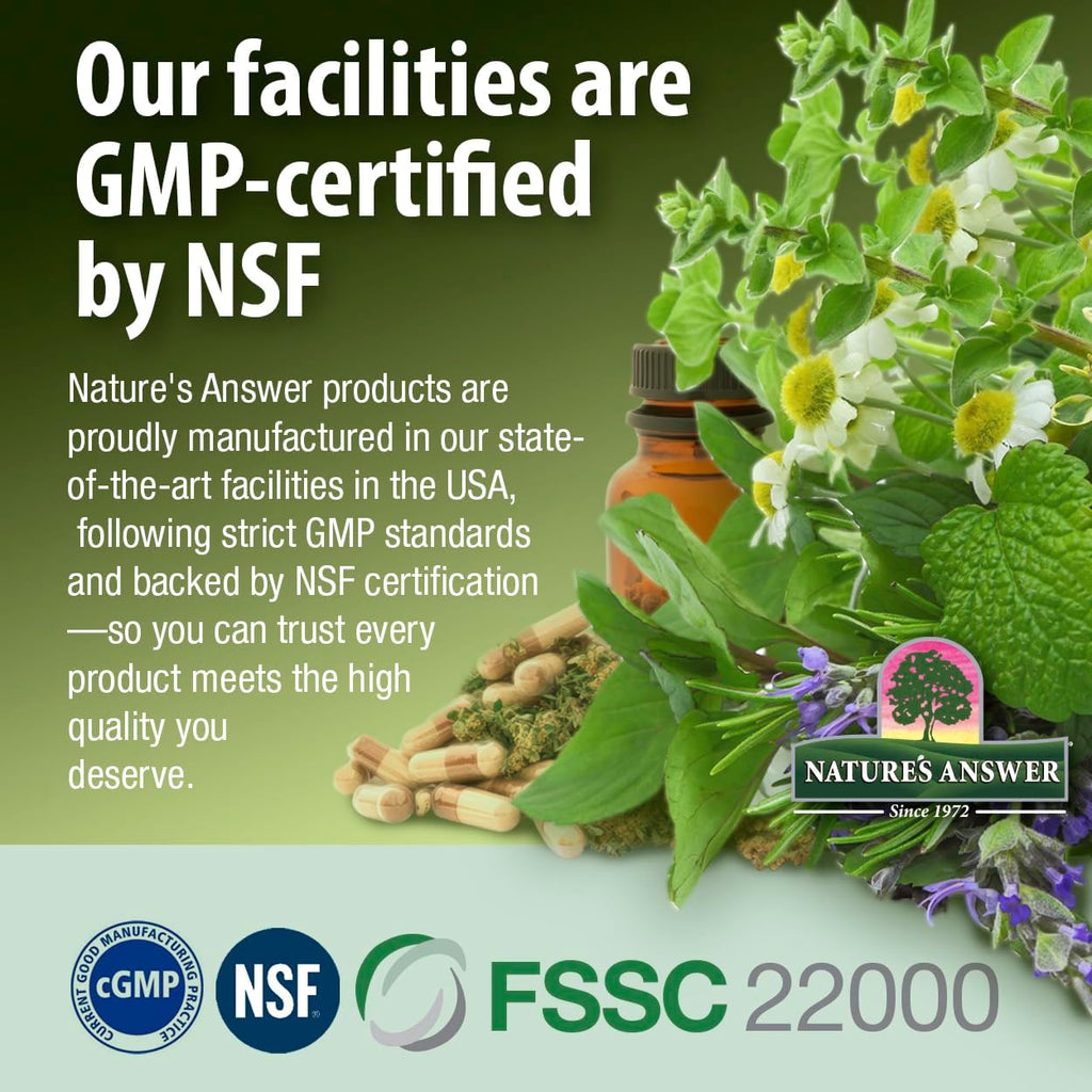 Authentic USA imported Nature's Answer barberry supplement for holistic wellness