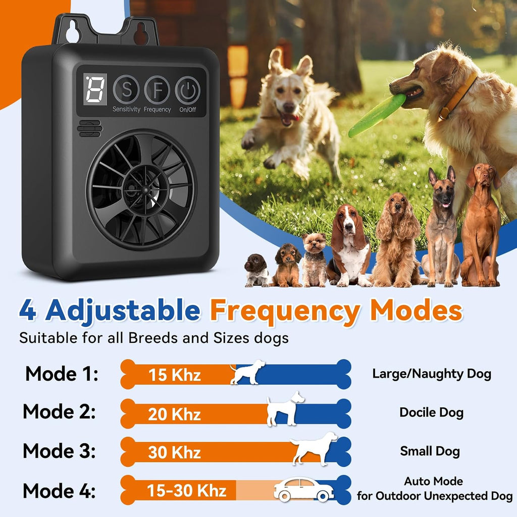 Side profile of rechargeable anti barking silencer