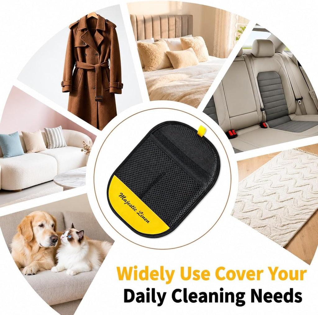 Generic deshedding brush mitt with adjustable velcro strap