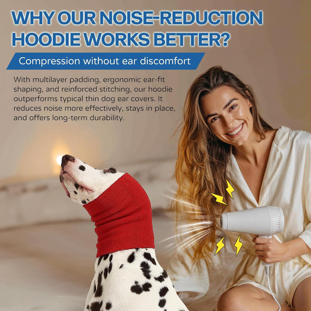 Elastic dog ear muffs for grooming salon force drying and bathing comfort
