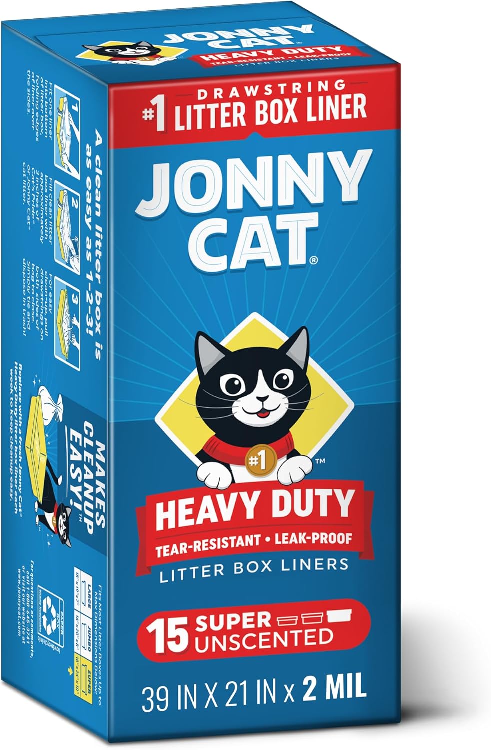 Imported USA pet care product packaging angle view