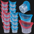 Patelai silicone eye wash cup 20 piece kit front view for eye hygiene.