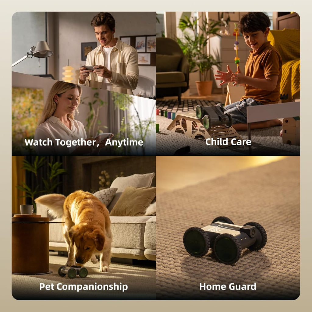 ata05 All-Terrain Robot Camera for Home Security Pet Monitor, 2026 Red Dot & iF Design Winner, 150-Day Standby, 1080P Night Vision, Two-Way Audio, Sentry Mode,Phone App - Image 10