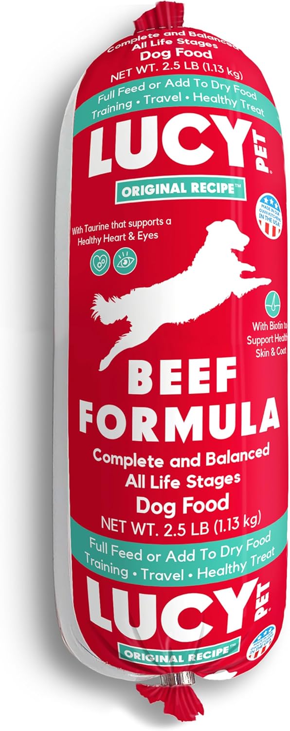 Lucy Pet Products Beef Formula Dog Food Roll 4 lb, (100600047) - Image 13