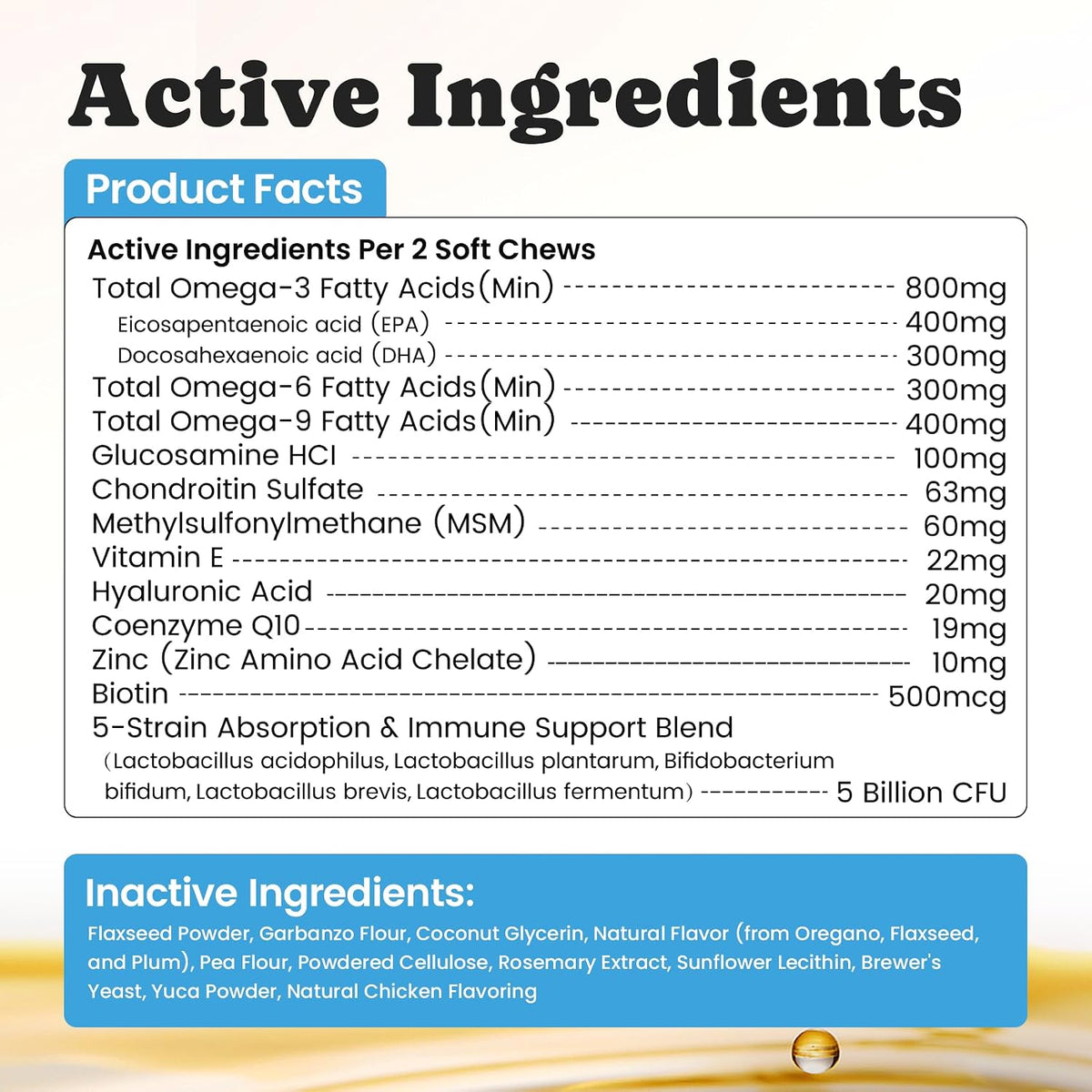 BuddyCheer authentic USA imported omega three fish oil pet supplement