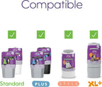 Litter Genie imported cat litter bag refill showing plastic cartridge design