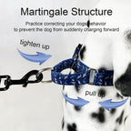 Fidohug limited cinch anti pull pet collar side profile view
