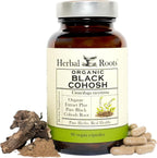 Herbal Roots Organic Black Cohosh Root supplement bottle front view